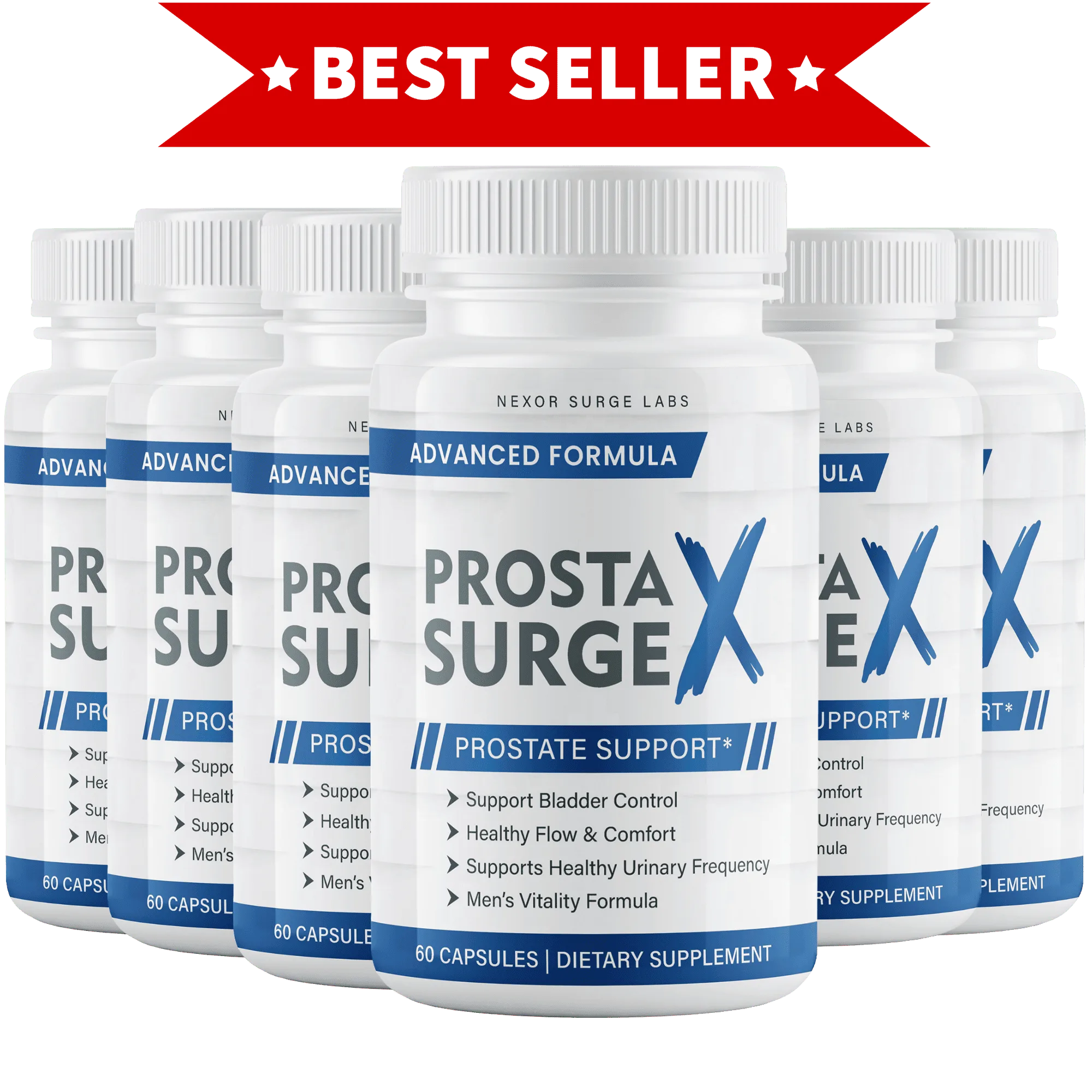 Prosta Surge X six bottle pack, 180-day supply, best seller option